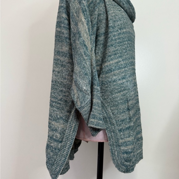 Anthropologie Field Flower Cozy Teal Women's 3/4 sleeve Sweater in size large - Picture 3 of 13